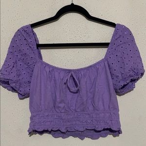 Brand new off the shoulder crop top.